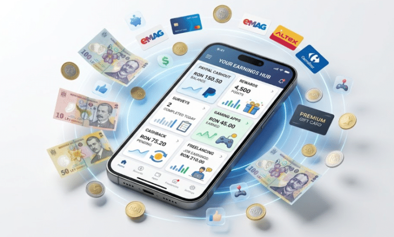 Top aplicații pentru telefon care plătesc bani reali în 2026