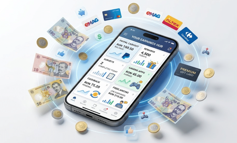 Top aplicații pentru telefon care plătesc bani reali în 2026